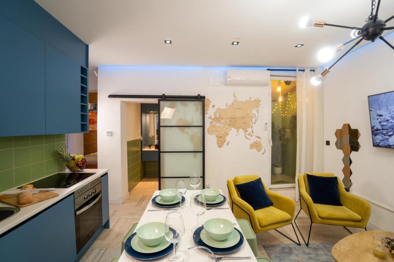Cozy Apartment Puerta Del Sol & Private Patio Madrid Exterior foto